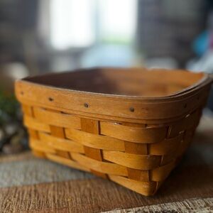 Longaberger Beautiful Square 6.5” Basket